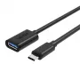 UNITEK Y-C476BK USB kábel USB 3.2 Gen 1 (3.1 Gen 1) 0,2 m USB C USB A čierny