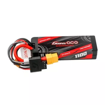 Lipo Gens ace G-Tech 1100mAh 11.1V 3S1P 60C GRP-76 Hardcase batéria s XT60 konektorom
