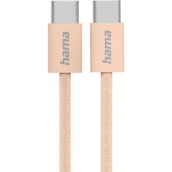 Hama Fabric USB kábel USB 2.0 1 m USB-C oranžový