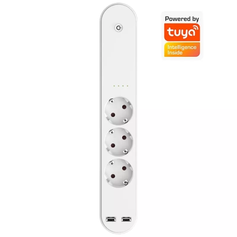 Smart Power Strip Denver SHP-310U 3 AC výstupy Typ F 3680 W