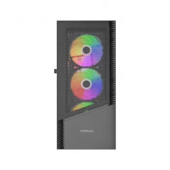 PC skriňa GEMBIRD Fornax 4300 Midi Tower ATX, tvrdené sklo, 2x 3,5-palcové pozície, 3x 2,5-palcové pozície, podpora ARGB ventilátorov, USB 3.2 Gen1