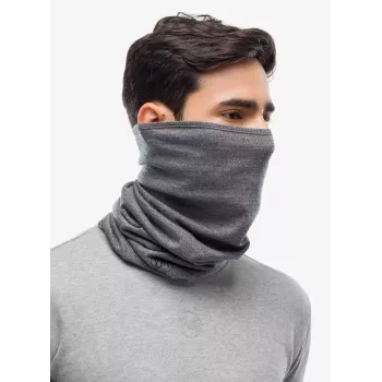 Buff Merino Midweight multifunkčný nákrčník sivý