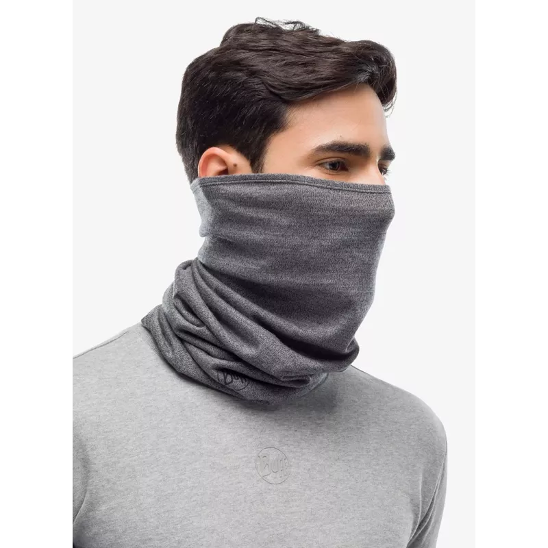 Buff Merino Midweight multifunkčný nákrčník sivý