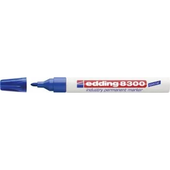 Permanentný marker Edding 8300 guľový hrot modrá