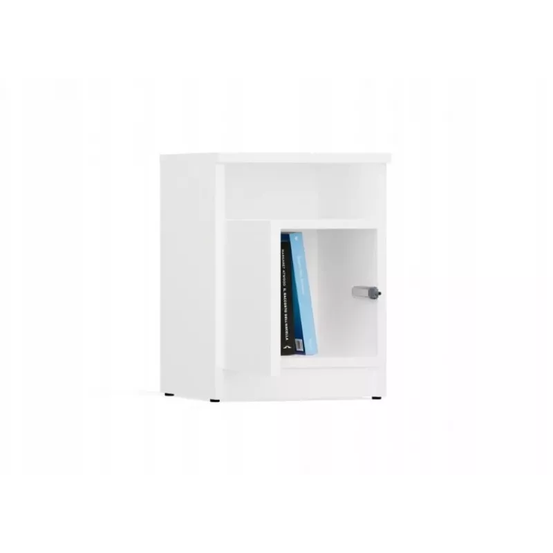 GALAX 30/1D biela nočný stolík