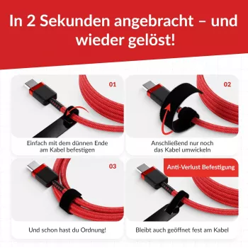 Suchý zips na káble LTC ProBasic 50-dielna sada