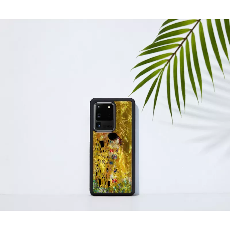 Ochranné puzdro iKins pre Samsung Galaxy S20 Ultra — čierny dizajn Kiss