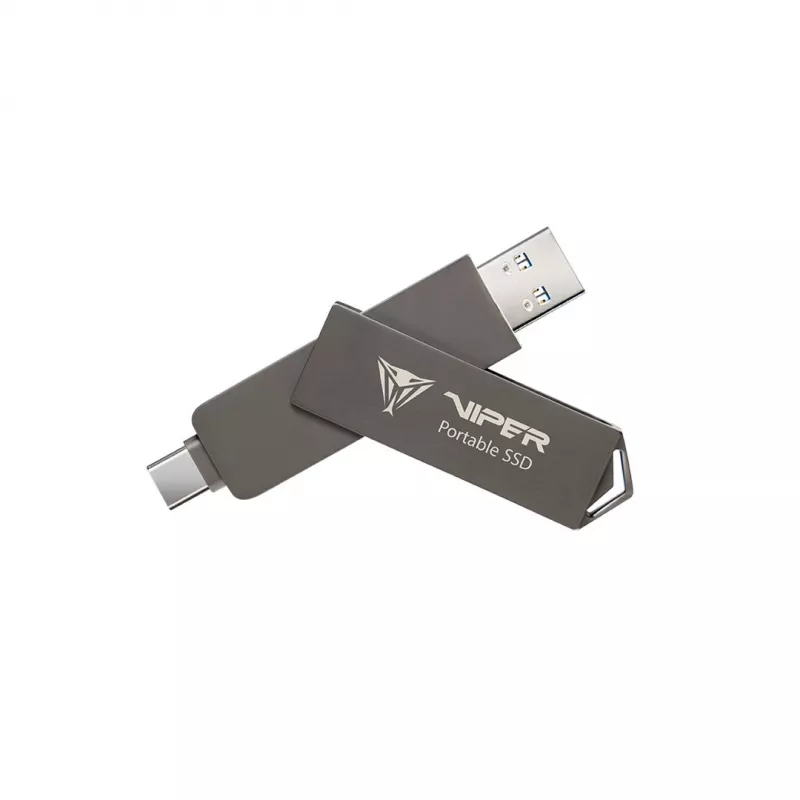 Patriot PVP30 externý SSD 512 GB, Duo A+C USB 3.2 Gen2, hliník