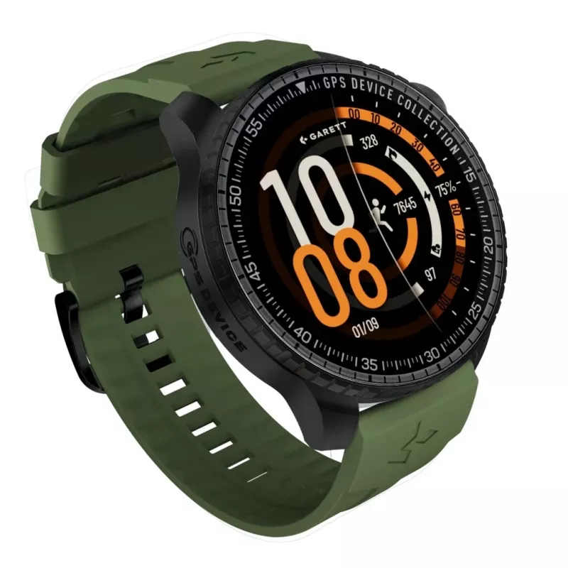 Smartwatch Garett Compass GPS čierny — Garett Compass GPS Smartwatch, čierny