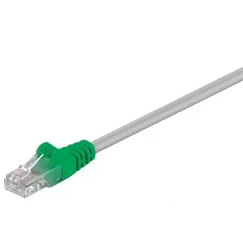 Wentronic Goobay CAT 5e crossover patch kábel, U/UTP, sivá, zelená, sivo-zelená, 5 m - CCA medená zmes (68868)