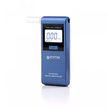 Elektrochemický alkohol tester modrý