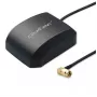 GPS/GLONASS anténa QOLTEC 28 dBi 50 W s SMA konektorom samec zahnutým