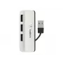 Belkin USB 2.0 4-portový cestovný hub, strieborný, F4U021bt