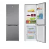 Amica FK2425.4UNTX(E) voľne stojaca chladnička s mrazničkou dole, 153 l chladnička + 74 l mraznička, FrostControl, energetická trieda E, strieborná