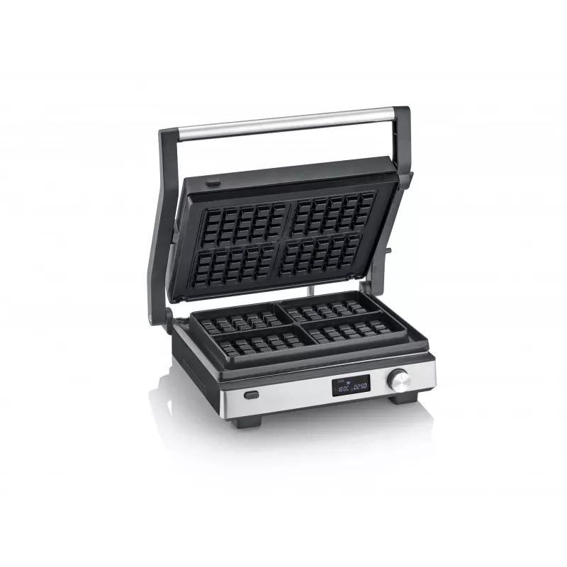 Kontaktný gril Severin KG 2380 čierny strieborný 2000W nerez