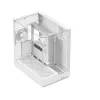 APNX skriňa typu tower V2 — biela, 3x tvrdené sklenené panely