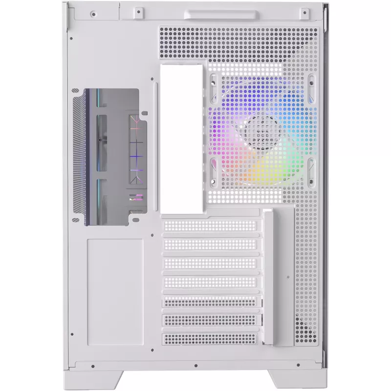 PC skriňa Silentware View A-RGB White VIEWWHITE — Mid-Tower s A-RGB osvetlením, biele prevedenie