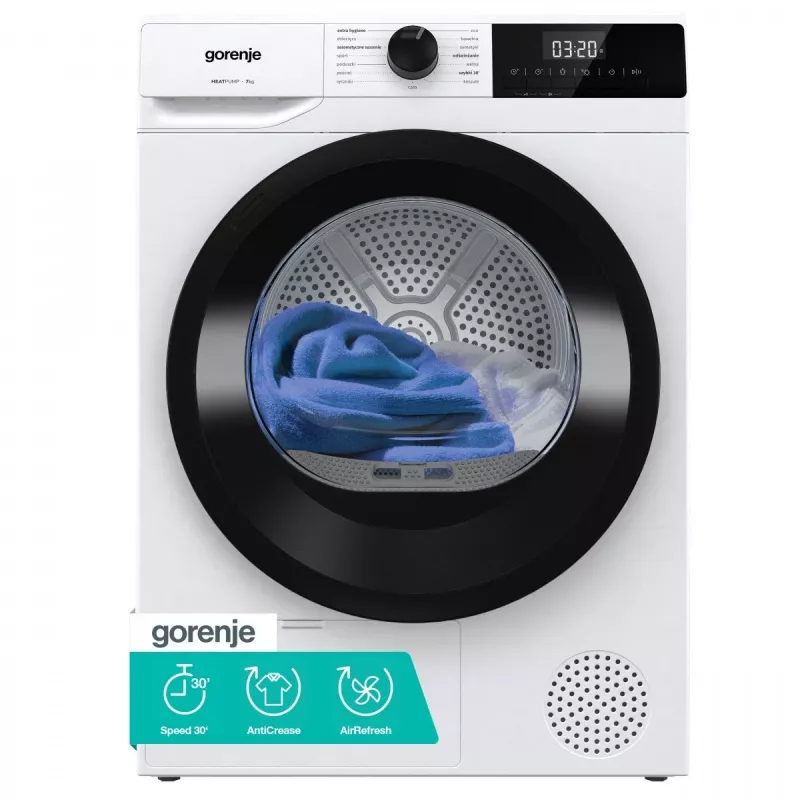 Gorenje G200 D2HNE7D/PL predné plnenie sušička bielizne 7 kg biela