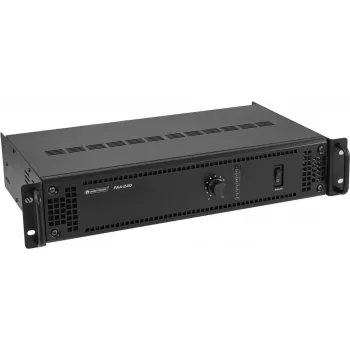 Výkonový zosilňovač Omnitronic PAA-240 240W 100V — ELA/Line zosilňovač