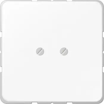 Kryt nástenného panelu JUNG CD 561 B WW, biely duroplast, jednoduchý rám, kompatibilný s rámami JUNG
