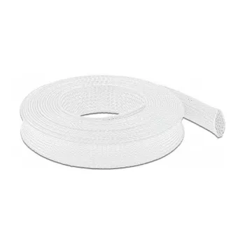 Pletená hadica DeLOCK 20806 10 m x 25 mm biela