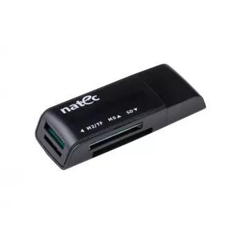 Natec MINI ANT 3 USB 2.0 čítačka kariet (SD, SDHC, MMC, M2, microSD), Čierna (NCZ-0560)