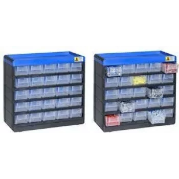 Organizér drobných dielov allit VarioPlus Pro 464620 modulárny organizér 29/50 priehradiek, Š x V x H 300 x 285 mm