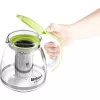 Sklenená kanvica Lamart LT7028 zelená transparentná 13 cm priemer 155 mm výška
