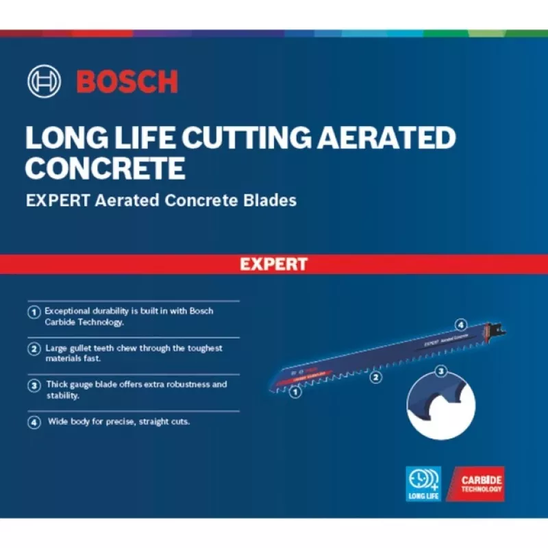 Bosch Expert 2 608 900 410 Čepeľ na priamočiaru/rolovú/sablovú pílu Carbide 1 kus