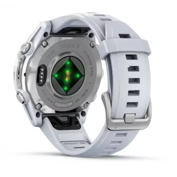 Garmin Fenix 8 3,3 cm (1,3) AMOLED 43 mm digitálny 416 x 416 pixelov dotyková obrazovka strieborná Wi-Fi GPS (satelit)