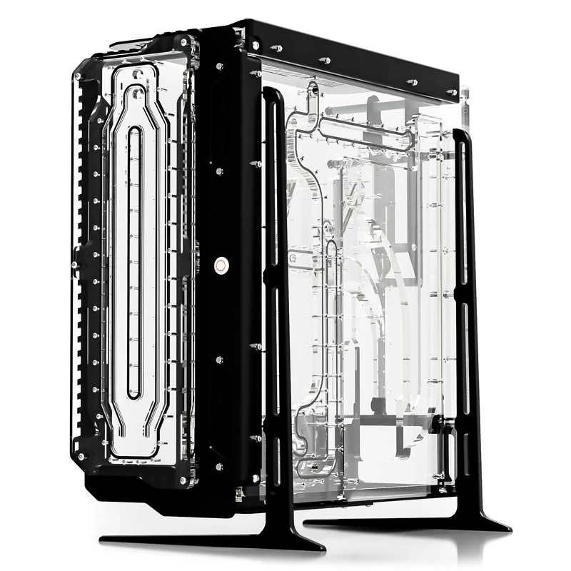 Predný rozdeľovací panel pre vlastné PC vodné chladenie, Singularity Spectre 2.0 Elite – predný držiak rezervoáru/prúdenia (SC-SPECTRE-ELITE-FRONT-BK)
