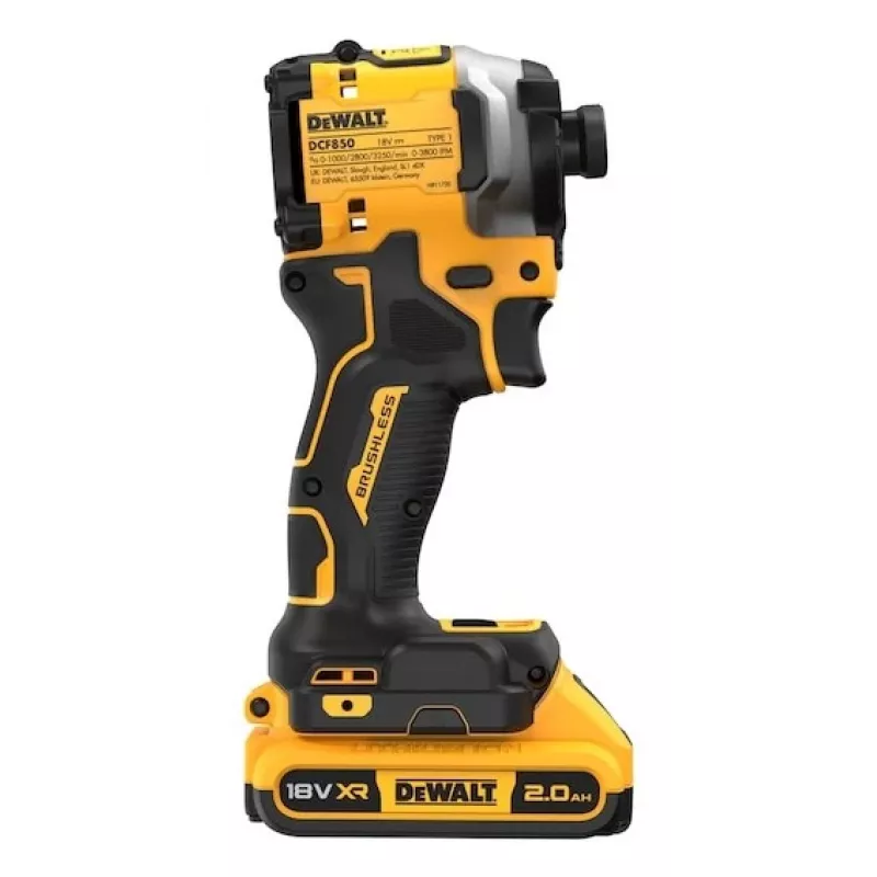 18v rázový uťahovák 3 stupne; 208nm; kufor; 2x2ah