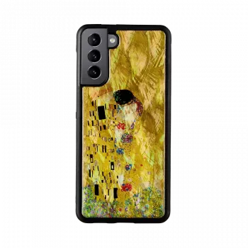 Ochranné puzdro iKins na Samsung Galaxy S21+ — čierna
