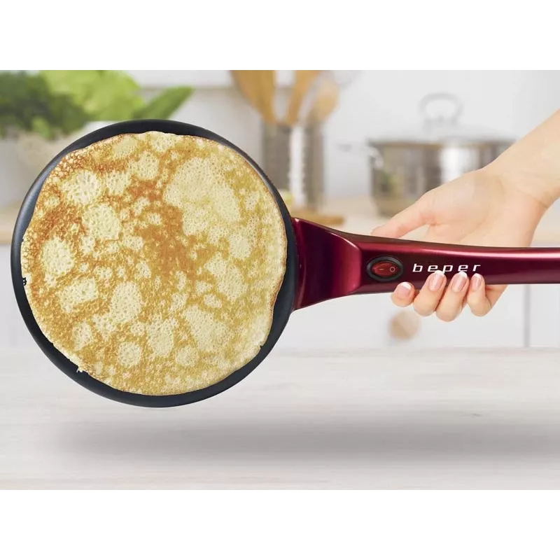 Prípravník na palacinky Beper BT.710Y – elektrický prípravník palaciniek, nepriľnavá platňa