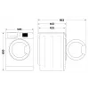 Práčka INDESIT MTWSC61294WPL 9 kg, energetická trieda C