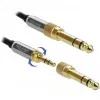 Audio kábel 3,5 mm DeLOCK 85780 1 m čierny sivý