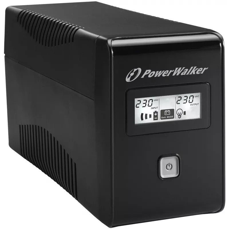 PowerWalker VI 850 LCD neprerušiteľný zdroj napájania (UPS) Line-Interactive 0,85 kVA 480 W