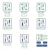 Akyga Charge Brick AK-CH-17 USB nabíjačka 65 W, 2 x USB-C PD + 2 x USB-A QC 4+, čierna