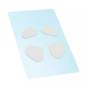 Klzáky myši Endgame Gear XM1, 99,5 % PTFE, biele — samostatná sada