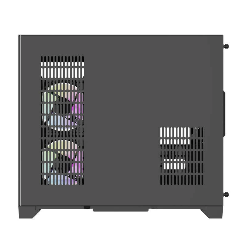 Darflash FT418 počítačová skriňa + 6 aRGB ventilátorov (čierna)