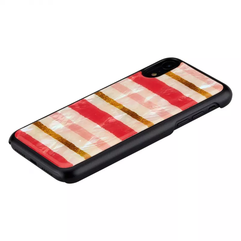 Puzdro na smartphone iKins pre iPhone XR — dizajn short cake, čierna
