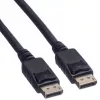 Value DisplayPort prepojovací kábel DisplayPort konektor samec, DisplayPort konektor samec 1,50 m čierny 11.99.5767 tienený