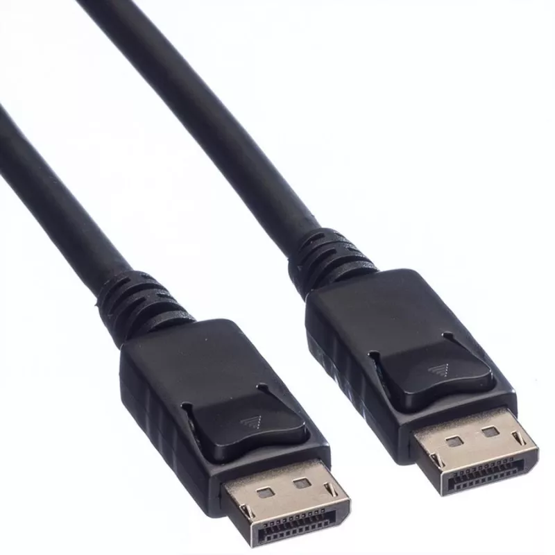 Value DisplayPort prepojovací kábel DisplayPort konektor samec, DisplayPort konektor samec 1,50 m čierny 11.99.5767 tienený