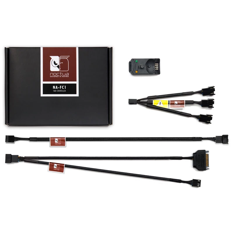 Regulátor ventilátorov Noctua NA-FC1 3 kanály čierny