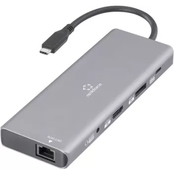 Renkforce USB-C dokovacia stanica RF-DKS-905 10-in-1 8K PD 3.1 vhodná pre značkové dokovacie stanice (RF-6328190)