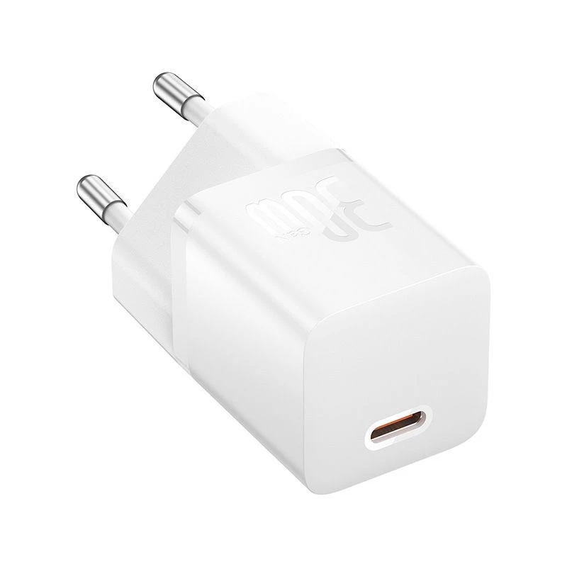 Baseus P10110902213-01 USB-C GaN5 mini 30W napájací adaptér biela