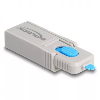 Portová zámka DeLOCK 20969 DisplayPort HDMI USB Type-A USB Type-C sivá