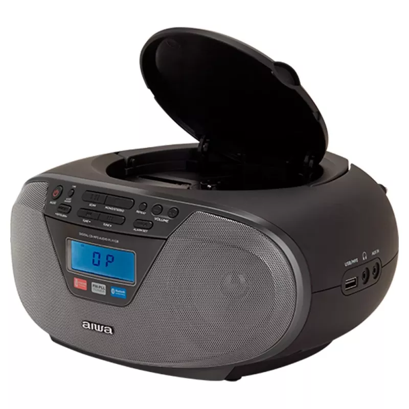 Audio mikrosystém Aiwa BBTU-400BK, CD/MP3/FM-PLL/BT prehrávač (čierny)