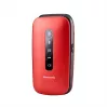 Panasonic KX-TU550 EXR mobilný telefón pre seniorov, 4G, 2,8 palca, véčkový, červený