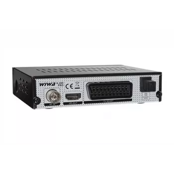 Pozemský HD digitálny TV tuner WIWA H.265 PRO DVB-T/DVB-T2 — Full HD, H.265, HDMI, SCART, USB, nahrávanie